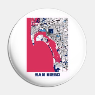 San Diego - United States MilkTea City Map Pin