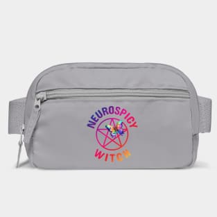 Neurospicy Witch with Rainbow Butterfly Cheeky Witch® Bag
