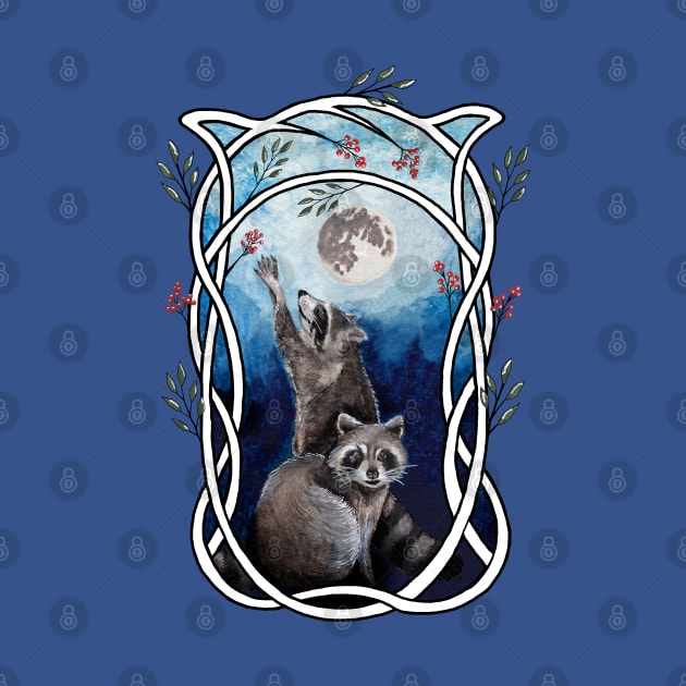 Nouveau Raccoons by Heather Dorsch Creations