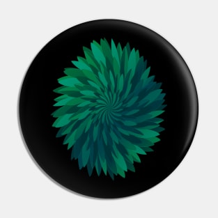 Abstract Chrysanthemum Flower Pin