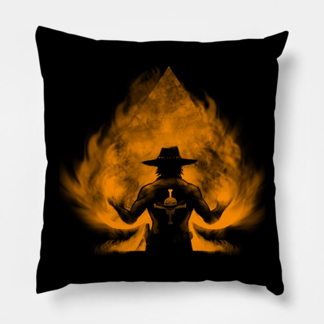 Fire first Ace Pillow by edusuarez