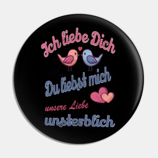 Ich liebe dich unsterblich Valentinstag Geschenk Pin