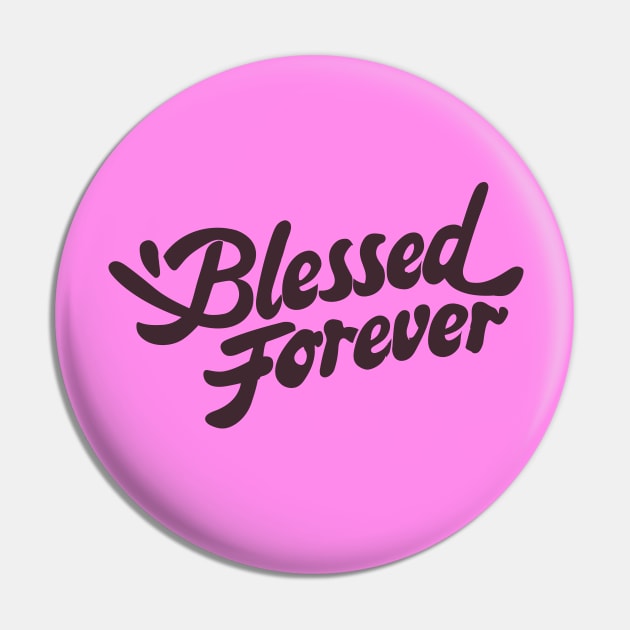 Women with Beautiful Hearts: Blessed Forever typography Pin by A Floral Letter Capital letter A | Monogram, Sticker