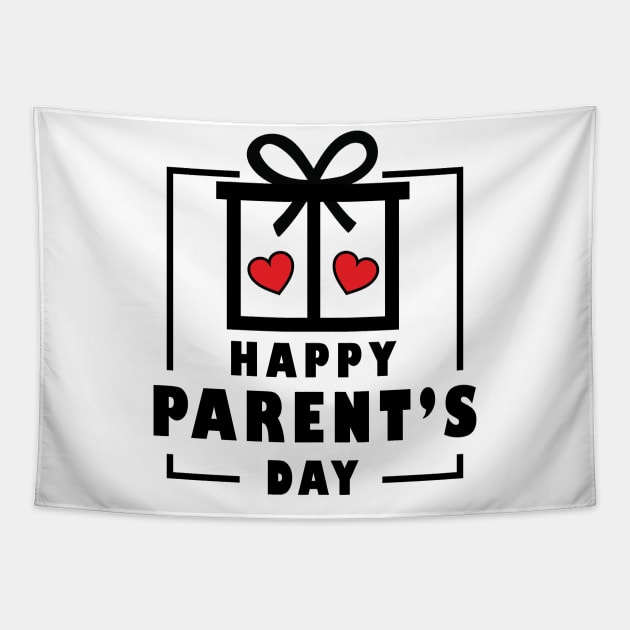 Happy Parent's Day Tapestry by Tesszero