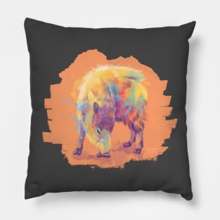 Wild Scent - Javelina Illustration Pillow