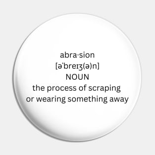 abrasion definition Pin