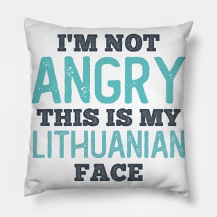 This is my Lithuanian Face Pillow