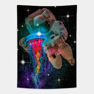 Space Jellyfish and the Astronaut Tapestry