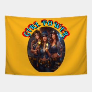 Girl Power Tapestry