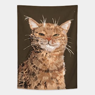 Smug Cat Tapestry