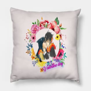 A kiss Celebration day Pillow