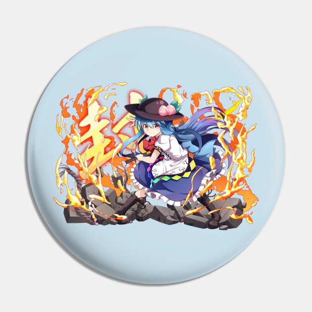 Tenshi Danmaku Pin by KokoroPopShop