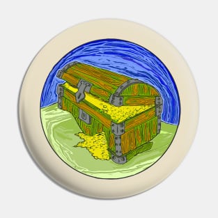 Sunken Treasure Chest 3 Pin