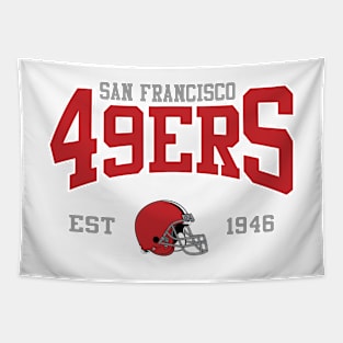 Retro San Francisco Football Tapestry