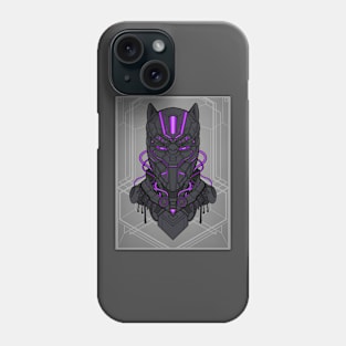 Black mask panther Phone Case