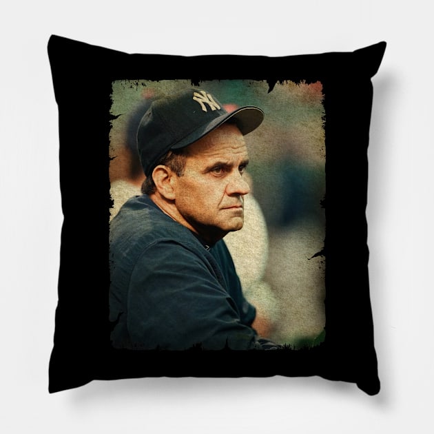 Joe Torre in New York Yankees Pillow by Krizleberation