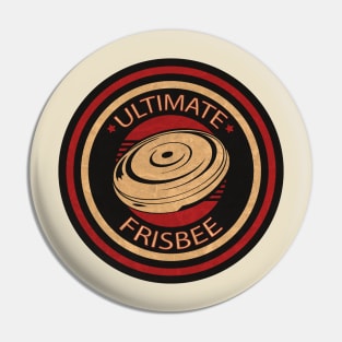 Ultimate Frisbee Vintage Pin