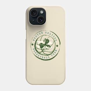 vintage celtics basketball Phone Case