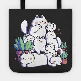 pile of cats ( darks ) Tote