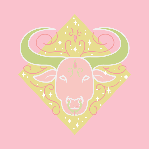 Taurus Bull (Pink) by VenusAndMoon