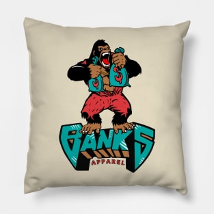 Banks Apparel (Memphis Grizzlies Theme) Pillow