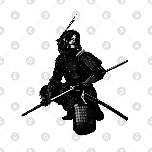 Samurai Silhouette #2 by GrizzlyVisionStudio