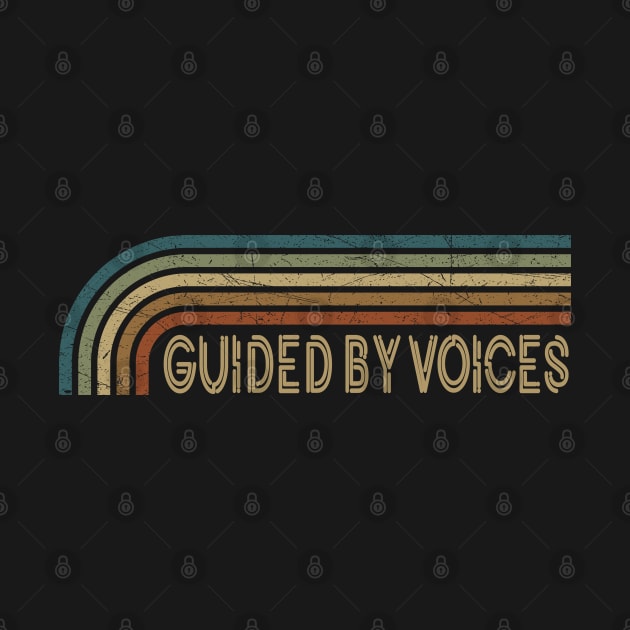 Guided By Voices Retro Stripes by paintallday