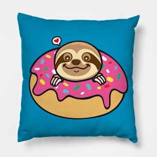 Sloth donut Pillow