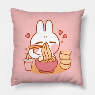 Cute Ramen Bunny Pillow