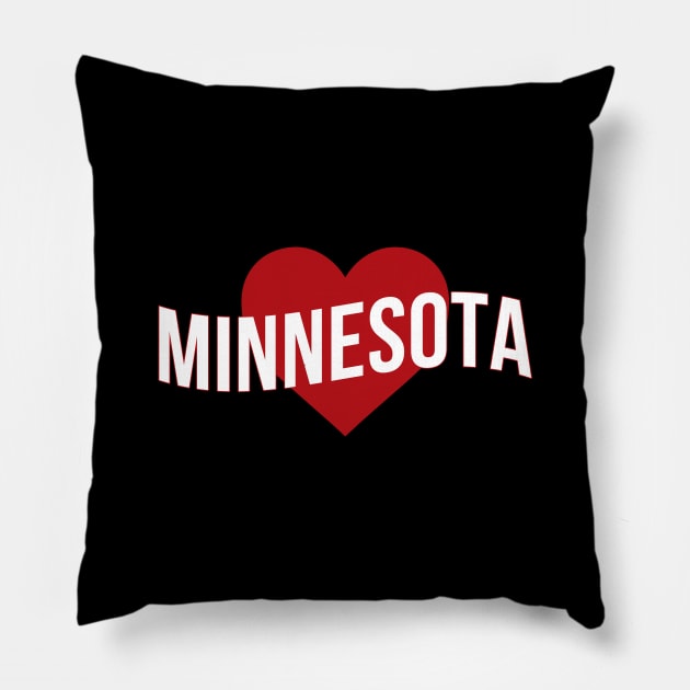 Minnesota Love Pillow by Novel_Designs