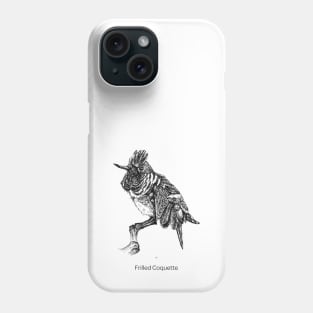 Frilled Coquette Bird Phone Case