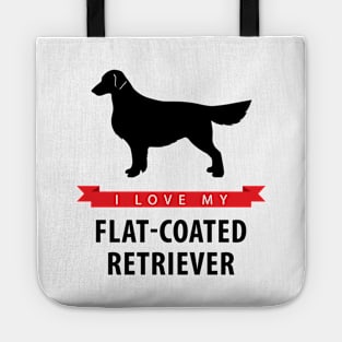 I Love My Flat-Coated Retriever Tote