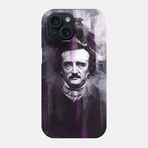 Edgar Allan Poe Phone Case by dmitryb1