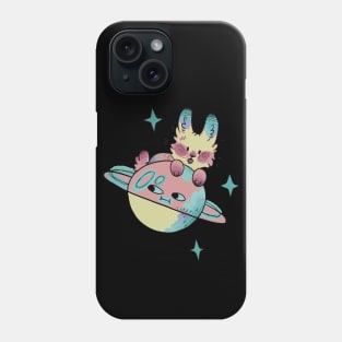 bunny with moon and stars Phone Case