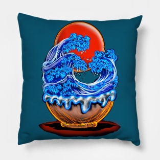 Great Wave Bowl Pillow