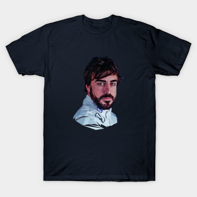 Fernando Alonso low poly - Alonso - T-Shirt