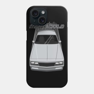 Chevrolet Monte Carlo 1984 - 1989 - silver Phone Case