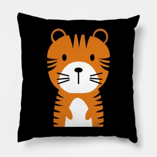 Cute tiger cartoon character Pillow