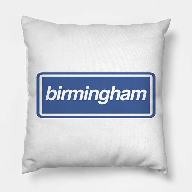 Birmingham Pillow by Confusion101