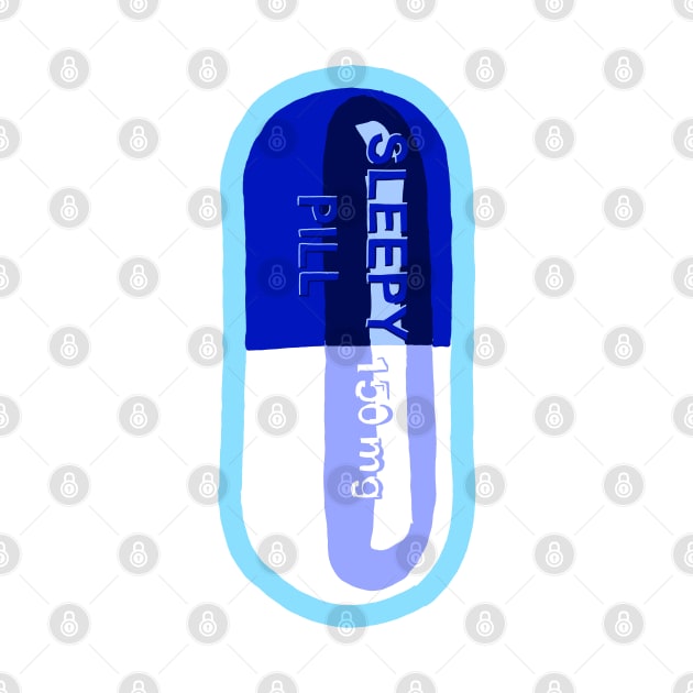 Sleepy Pill Blue by jaymiemetz