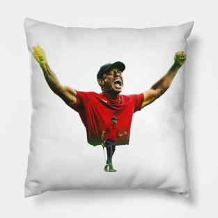 TIGER WOODS RED CELEBRATION Pillow