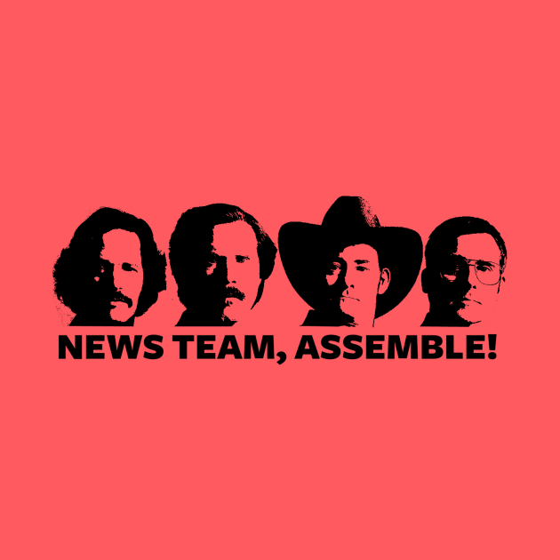 Anchorman News Team Assemble! by StebopDesigns