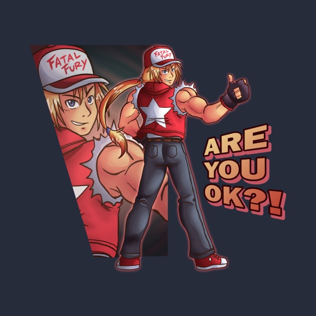 Terry Bogard ARE YOU OK?! by IanDimas