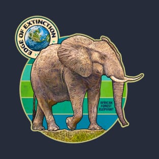 EDGE OF EXTINCTION African Forest Elephant T-Shirt