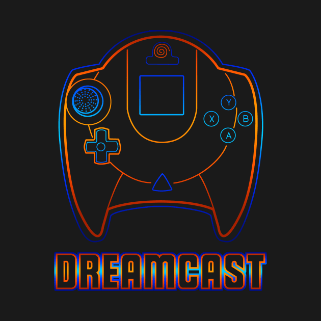 Neon Dreamcast Controller by spdy4