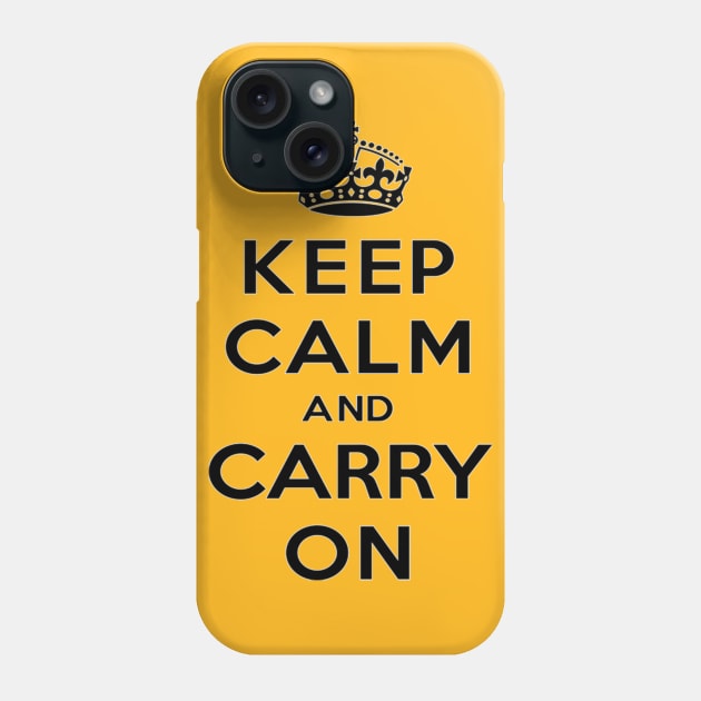 keep calm and carry on Phone Case by HTTC