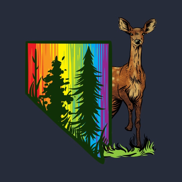 Nevada Pride - Deer by Manfish Inc.