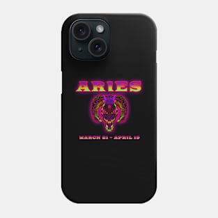 Aries 8b Black Phone Case