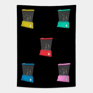 Colorful Waterful Ring Toss Tapestry