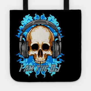 Skull I am The DJ Tote